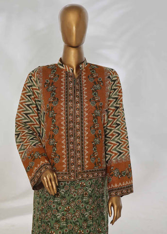 Bin Saeed Fabric - WKJT-090- 2 Piece Printed Stitched Coat Style Co-ords