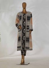 WKJT-092- 2 Piece Printed Stitched Coat Style Co-ords