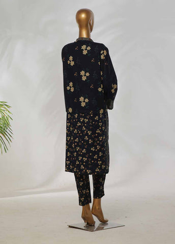 Bin Saeed Fabric - WKJT-095- 2 Piece Printed Stitched Coat Style Co-ords