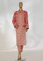 WKJT-096- 2 Piece Printed Stitched Coat Style Co-ords