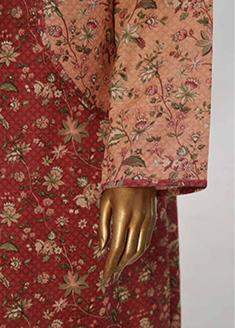 Bin Saeed Fabric - WKJT-097- 2 Piece Printed Stitched Coat Style Co-ords