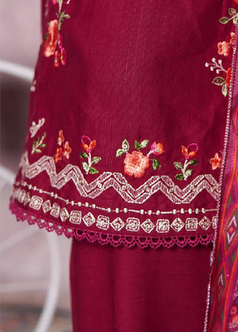 WKK-002 C-EMB- 3 Piece Khaddar Emboidered Stitched Suit