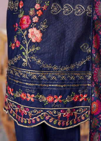 WKK-006 C-EMB- 3 Piece Khaddar Emboidered Stitched Suit