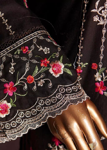 WKK-010 C-EMB- 3 Piece Khaddar Emboidered Stitched Suit