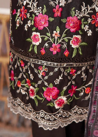 WKK-010 C-EMB- 3 Piece Khaddar Emboidered Stitched Suit