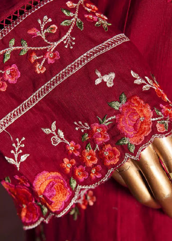 WKK-011 C-EMB- 3 Piece Khaddar Emboidered Stitched Suit