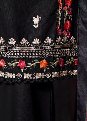 WKK-015 C-EMB- 3 Piece Khaddar Emboidered Stitched Suit