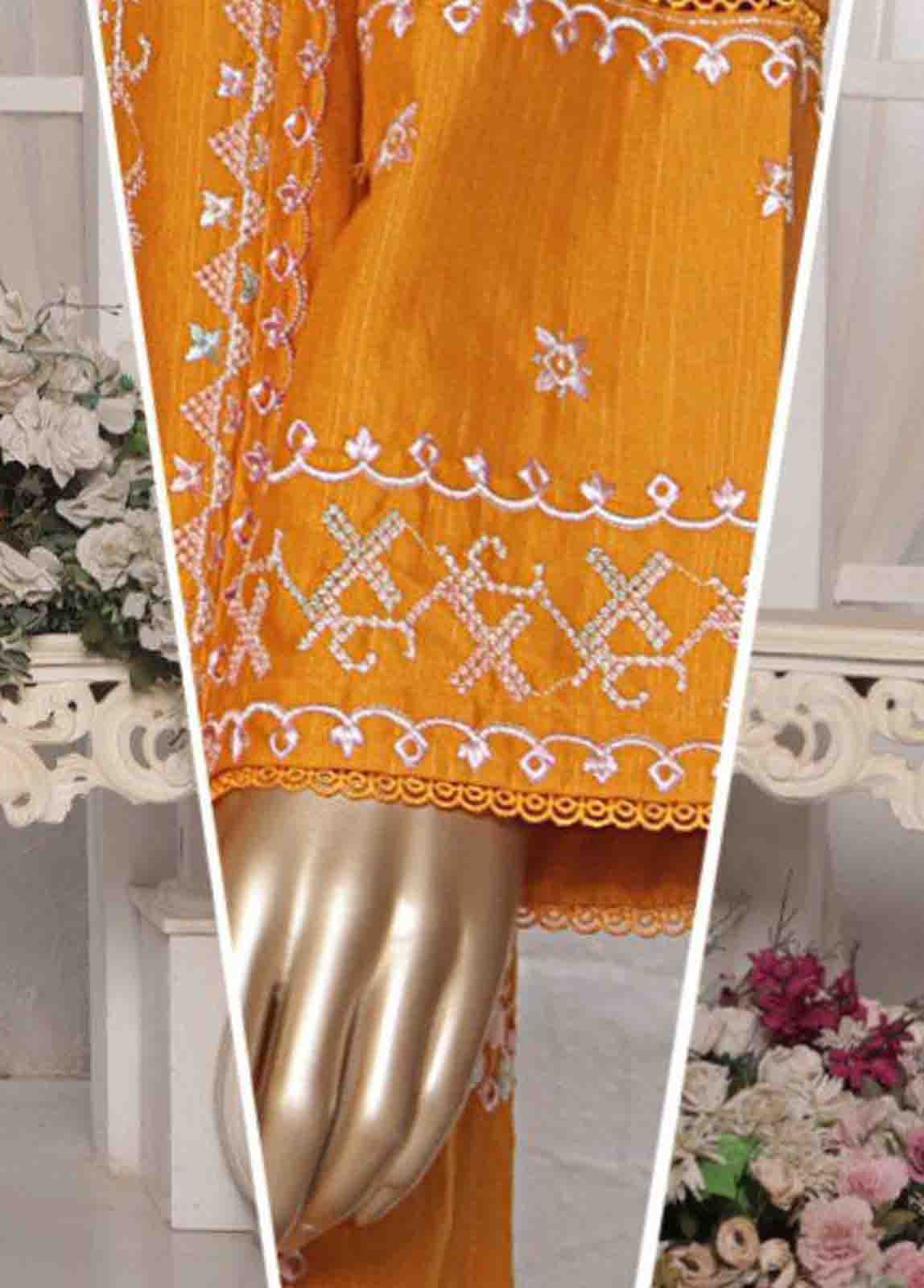 Bin Saeed Fabric - WKKE-001- 2 Piece Embroidered Khaddar Stitched Co Ords