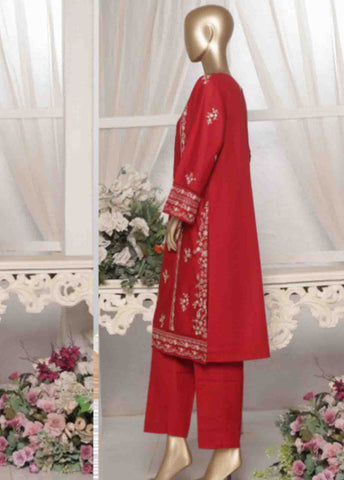 Bin Saeed Fabric - WKKE-002 C- 2 Piece Embroidered Khaddar Stitched Co Ords