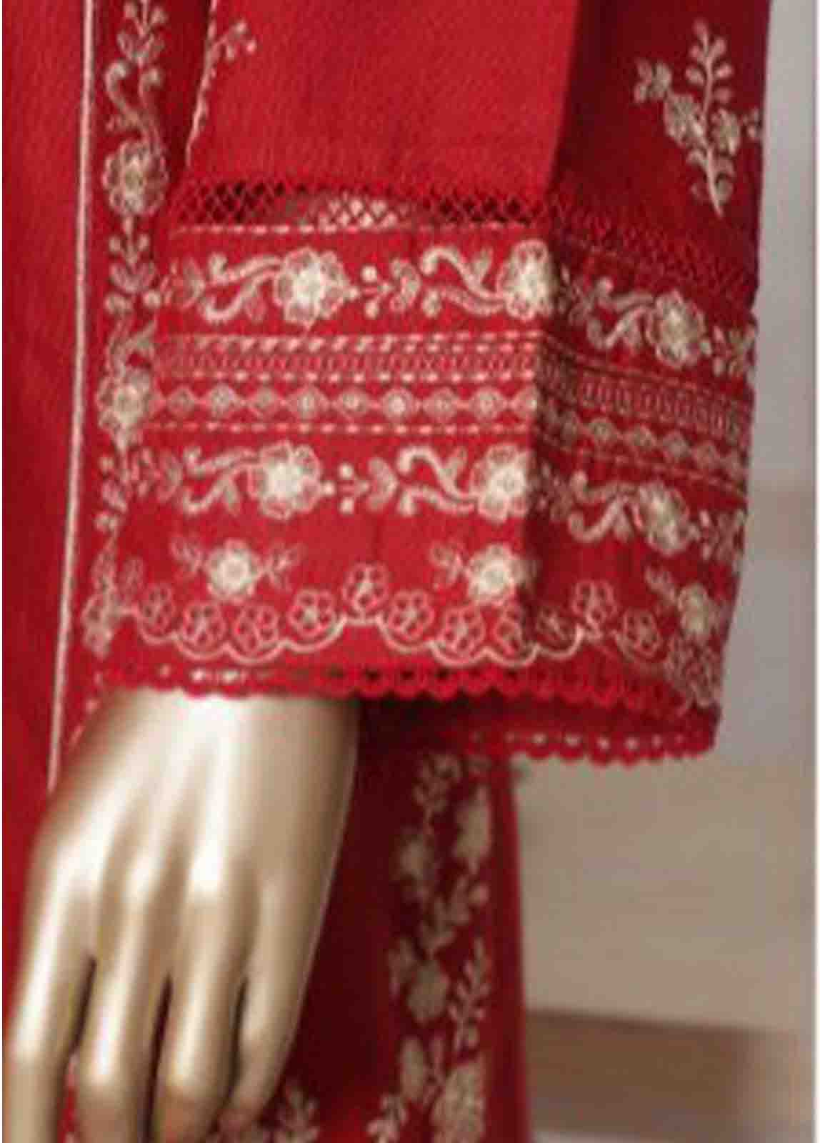 Bin Saeed Fabric - WKKE-002 C- 2 Piece Embroidered Khaddar Stitched Co Ords