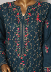 WKKE-003 A-3 Piece Khaddar Embroidered Stitched Suit