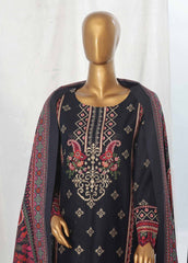 WKKE-004 B-3 Piece Khaddar Embroidered Stitched Suit