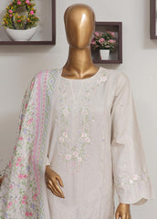 WKKE-005 C-3 Piece Khaddar Embroidered Stitched Suit