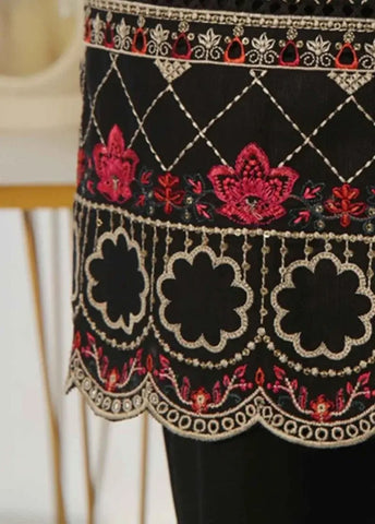 Bin Saeed Fabric - WKKE-006-A- 3 Piece Khaddar Emboidered Stitched Suit