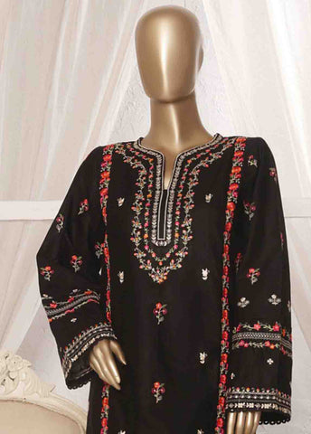 Bin Saeed Fabric - WKKE-006- 2 Piece Embroidered Khaddar Stitched Co Ords
