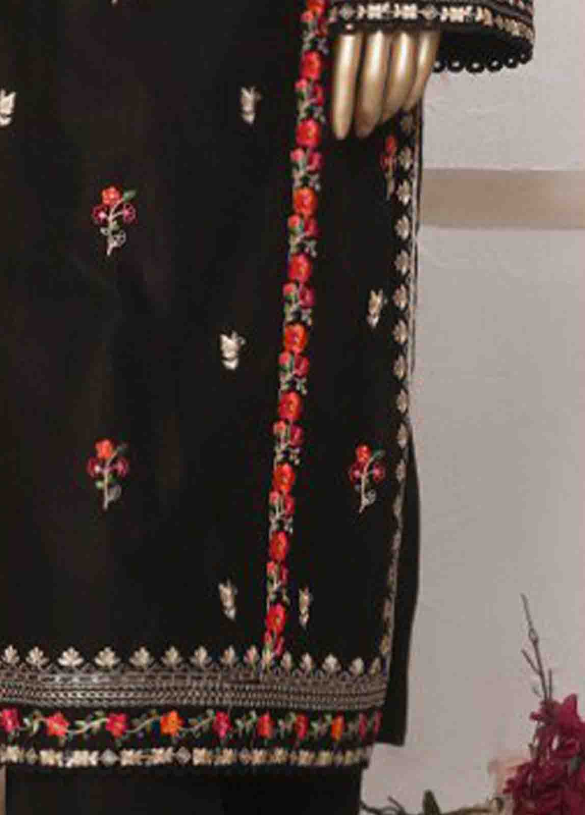 Bin Saeed Fabric - WKKE-006- 2 Piece Embroidered Khaddar Stitched Co Ords