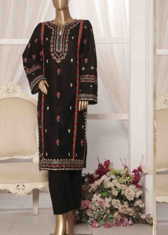 Bin Saeed Fabric - WKKE-006- 2 Piece Embroidered Khaddar Stitched Co Ords