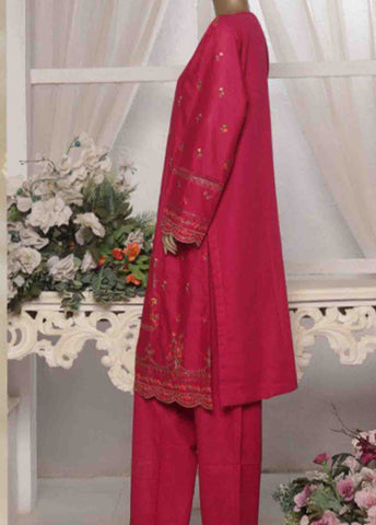 Bin Saeed Fabric - WKKE-008- 2 Piece Embroidered Khaddar Stitched Co Ords
