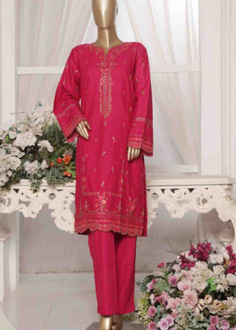 Bin Saeed Fabric - WKKE-008- 2 Piece Embroidered Khaddar Stitched Co Ords