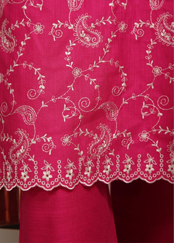 Bin Saeed Fabric - WKKE-008 A-3 Piece Khaddar Embroidered Stitched Suit