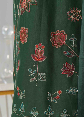 Bin Saeed Fabric - WKKE-009 B -3 Piece Khaddar Embroidered Stitched Suit