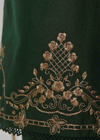 Bin Saeed Fabric - WKKE-009 C -3 Piece Khaddar Embroidered Stitched Suit