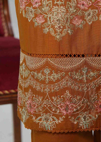 Bin Saeed Fabric - WKKE-013 A -3 Piece Khaddar Embroidered Stitched Suit