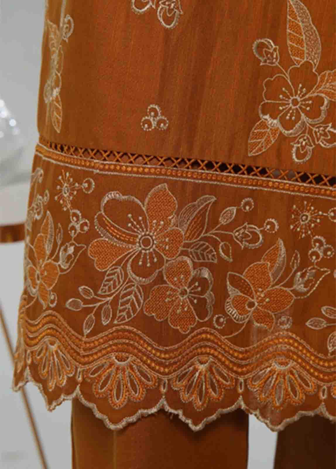 Bin Saeed Fabric - WKKE-013 B -3 Piece Khaddar Embroidered Stitched Suit