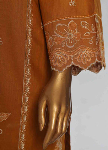 Bin Saeed Fabric - WKKE-013 B -3 Piece Khaddar Embroidered Stitched Suit