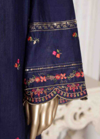 Bin Saeed Fabric - WKKE-015 C- 2 Piece Embroidered Khaddar Stitched Co Ords