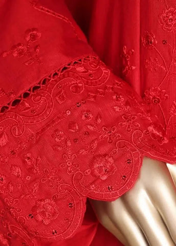 Bin Saeed Fabric - WKKE-016-A- 3 Piece Khaddar Emboidered Stitched Suit