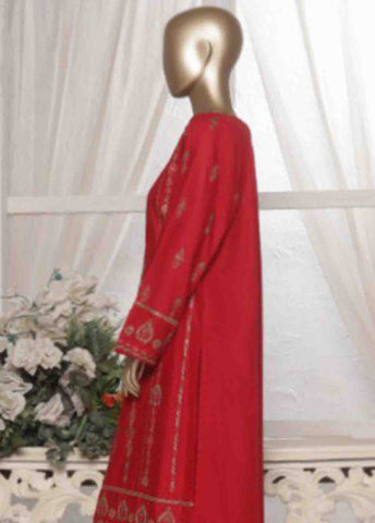 Bin Saeed Fabric - WKKE-016 C- 2 Piece Embroidered Khaddar Stitched Co Ords