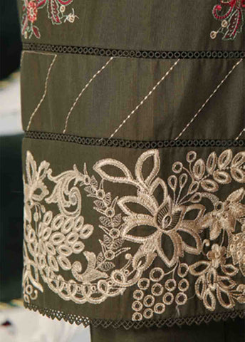 Bin Saeed Fabric - WKKE-017 A -3 Piece Khaddar Embroidered Stitched Suit