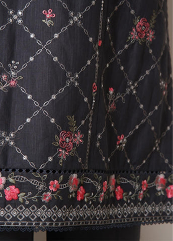 Bin Saeed Fabric - WKKE-018 B-3 Piece Khaddar Embroidered Stitched Suit