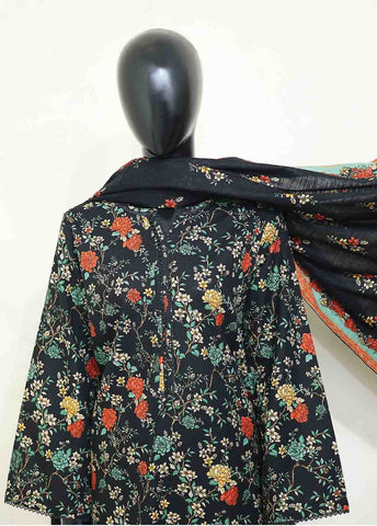 Bin Saeed Fabric - WKP-027 -3 Piece Khaddar Printed Suit