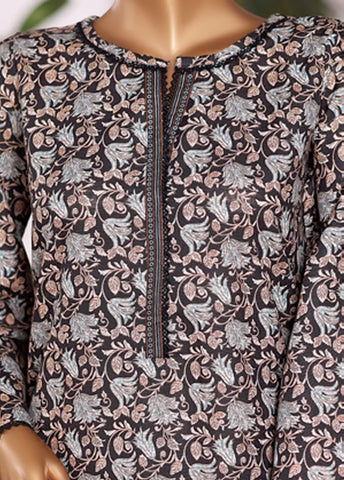 WKP-25100- 2 Piece Khaddar Printed Stitched Suit