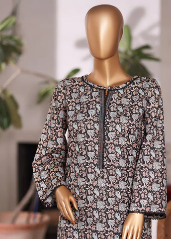 WKP-25100- 2 Piece Khaddar Printed Stitched Suit