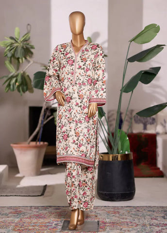 WKP-2581-2- 2 Piece Khaddar Printed Stitched Suit