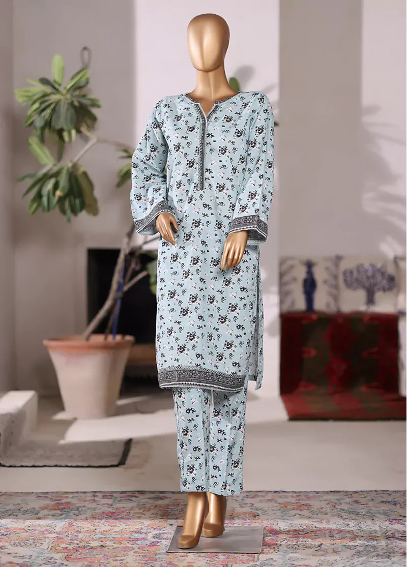 WKP-2586-2- 2 Piece Khaddar Printed Stitched Suit