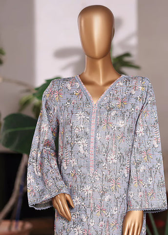 WKP-2590-2- 2 Piece Khaddar Printed Stitched Suit