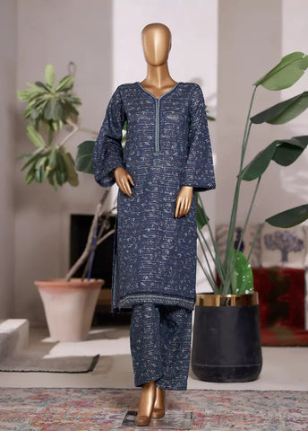 WKP-2591-2- 2 Piece Khaddar Printed Stitched Suit
