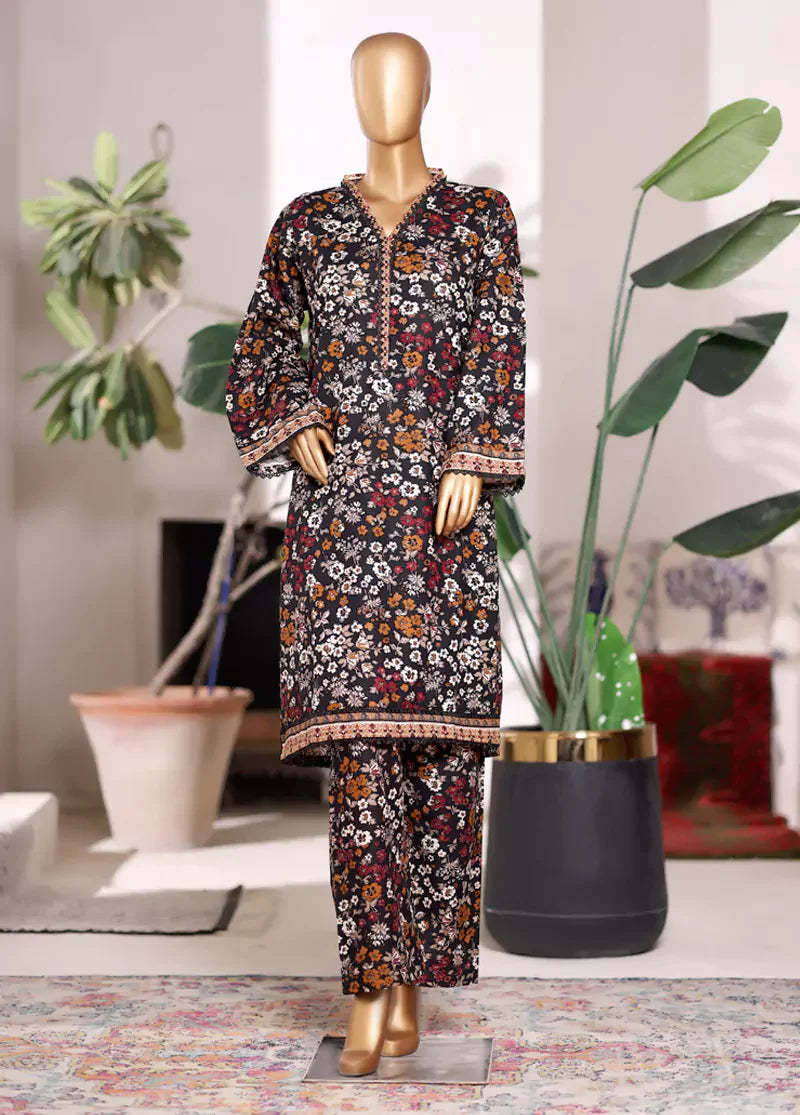 WKP-2597-2- 2 Piece Khaddar Printed Stitched Suit