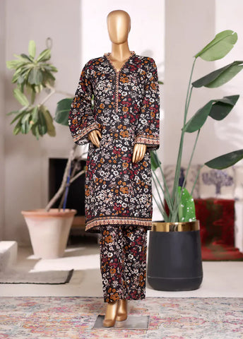 WKP-2597-2- 2 Piece Khaddar Printed Stitched Suit