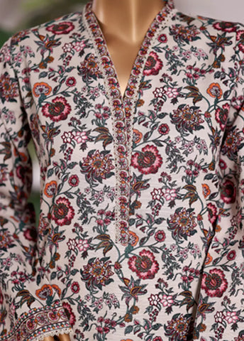 WKP-2598-2- 2 Piece Khaddar Printed Stitched Suit