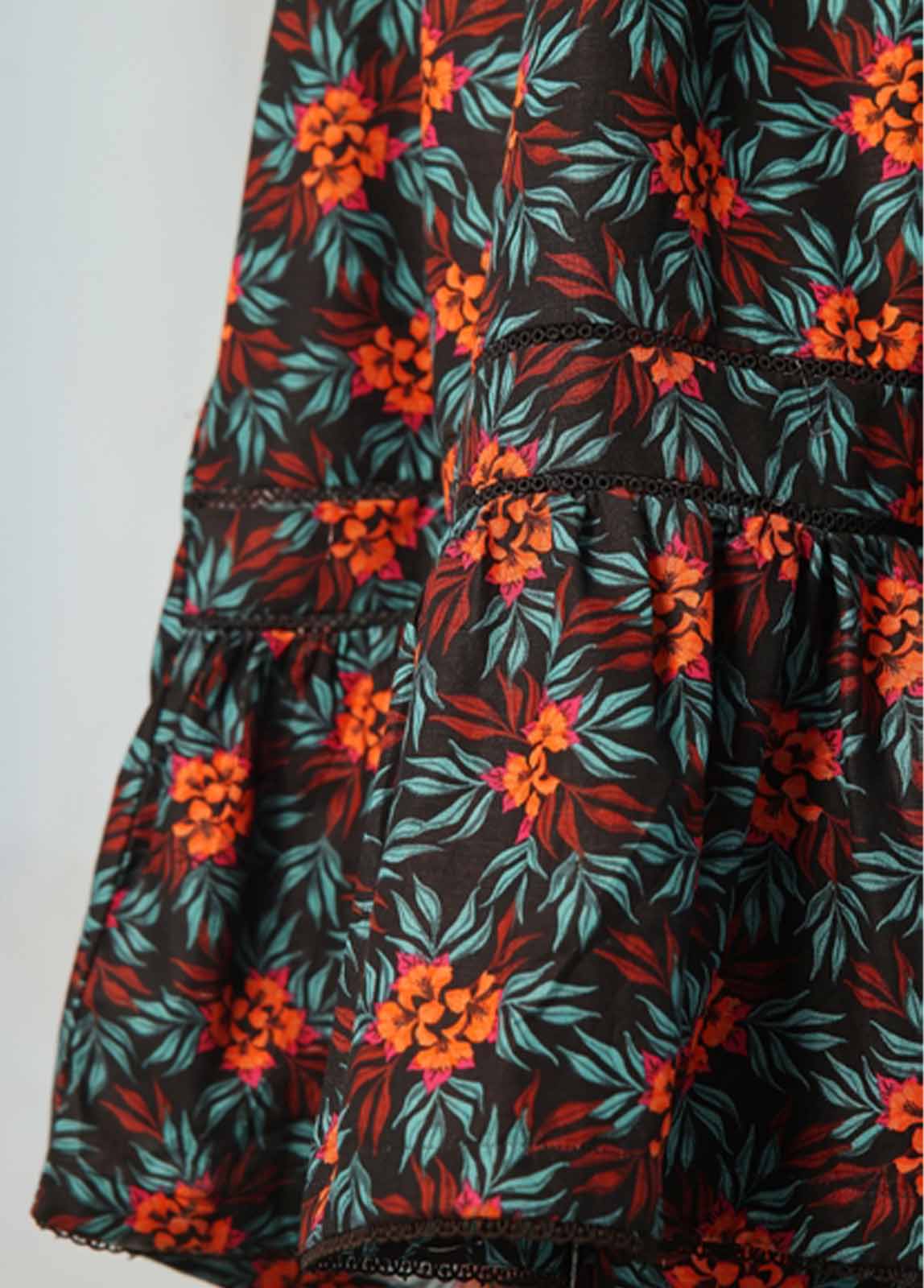 Bin Saeed Fabric - WKST-005- 2 Piece Printed Stitched Frock Style Co-ords