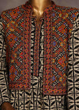 WKST-FR-07- 2 Piece Printed Stitched Coat Style Frock