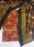 WKU-120- 3 Piece Printed Khaddar UnStitched Suit