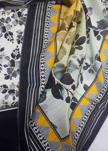 Bin Saeed Fabric - WKU-0164-3 Piece Khaddar Printed UnStitched Suit