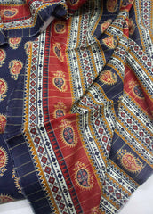 WKU-0172-3 Piece Khaddar Printed UnStitched Suit