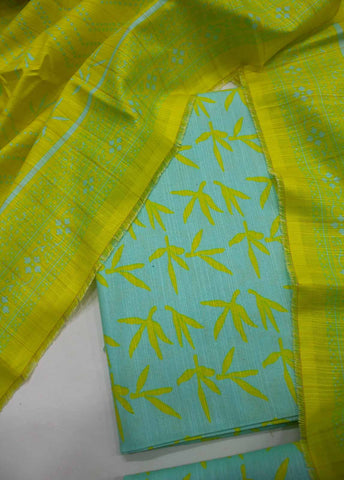 Bin Saeed Fabric - WKU-0175-3 Piece Khaddar Printed UnStitched Suit